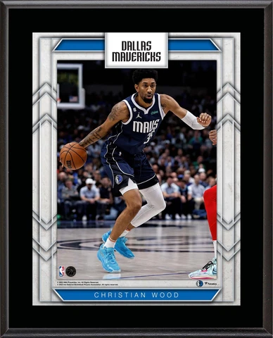 Christian Wood Dallas Mavericks 10.5" x 13" Sublimated Player Plaque Cover