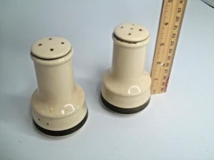 Vintage Stoneware Salt and Pepper Shakers - Picture 1 of 7