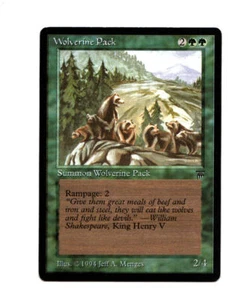 MTG Wolverine Pack MP Legends Magic the Gathering ~ Free Shipping ~ - Picture 1 of 2