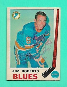 (1) JIM ROBERTS 1969-70 O-PEE-CHEE # 174 BLUES  FAIR CARD (W4676)  