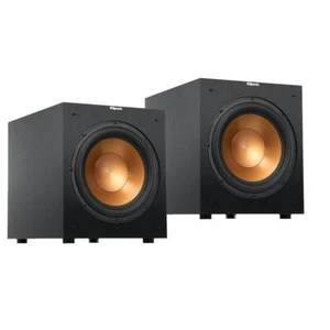 2x Klipsch Reference R-12SW 12" 400W All-Digital Powered Subwoofer, Black - Picture 1 of 6