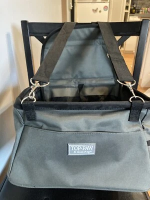 Top Paw Small Dog Vehicle Booster Seat 灰色 — 第 1/4 张图片