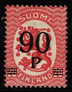 Finland 1921 Arms 90p on 20p surcharge SG228 Mint - Picture 1 of 1