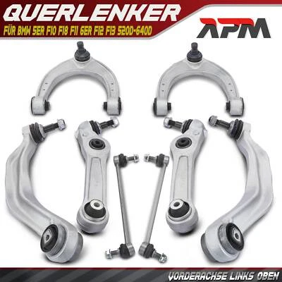 8x Control Arm Set Front Left Right for BMW 5 Series Gran Turismo F07 528i 530d - Image 1 of 4