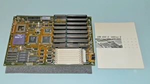 NOS ECS UM486 II Motherboard Intel 486 with Intel DX-33 CPU ISA EISA - Afbeelding 1 van 8