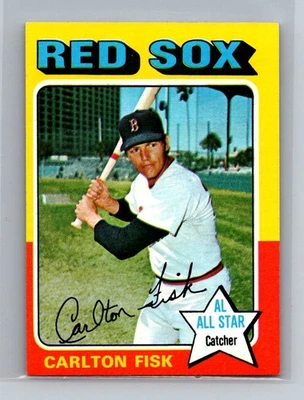 1975 Topps Mini #80 Carlton Fisk LOT38 - Image 1 of 2