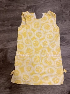Lilly Pulitzer Dress Girl’s Kids Yellow Size 6X - Picture 1 of 3