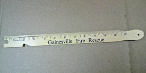 The Oven Stick Lineal Gainesville Fire Dept Rescue Florida 12" Holz Made in USA - Bild 1 von 3