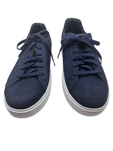Cole Haan Woman’s Size 9.5 Daily Distressed Blue Suede Lace Up Sneakers - Picture 1 of 11