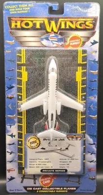 ✈️ Hot Wings ✈️ Private Jet - Die Cast Metal Airplane #13109 - Image 1 of 4