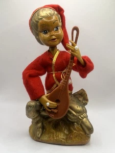TILSO 60er Mid Century Elfe Pixie Spielinstrument Musiker Mandoline - Bild 1 von 5