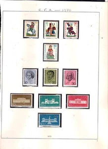 GERMANY-- R.F.A., 1970, MNH, 3 Complete sets. - Picture 1 of 1