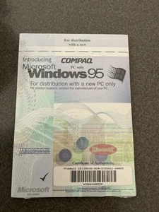 COMPAQ Microsoft Windows 95 RECOVERY SOFTWARE (BRAND NEW Sealed) - Picture 1 of 1