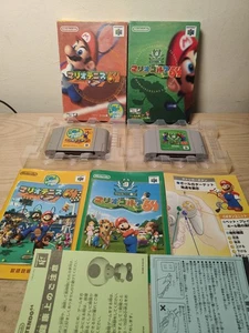 Mario Tennis 64 + Mario Golf 64 Nintendo 64 N64 NTSC-J Japan Import - Bild 1 von 11