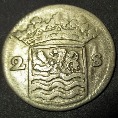 COA Silver 1735 Colonial Old Dutch Colonial New York Dime Zeelandia Lion Dime - Image 1 of 4