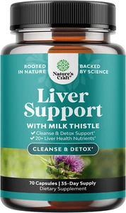 Liver Cleanse and Detox & Repair Formula - Herbal Liver Support Supplement with - Picture 1 of 17
