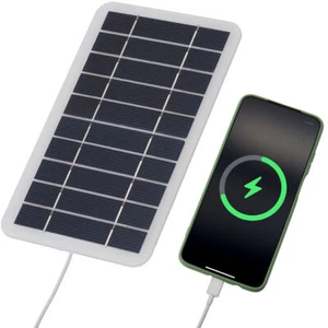 5W 5V Mini Panneau Solaire Chargeur Solaire USB Pour Téléphone Portable - Imagen 1 de 6