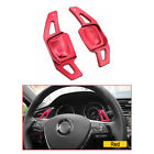 Red Steering Wheel Paddle Shifter Extension For VW Tiguan Golf 7 MK7 Passat B8