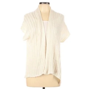 Cartise Ivory Shrug Sweater Wrap Sz Large Women's - Picture 1 of 3