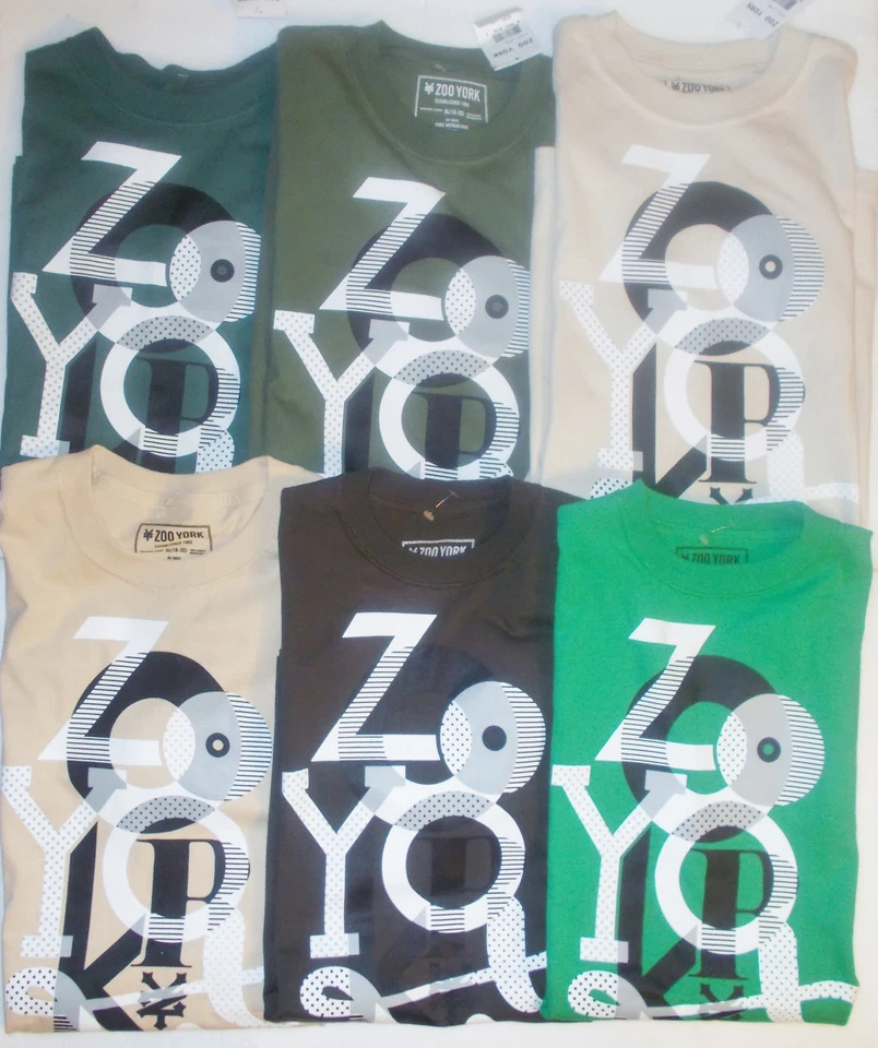 Camisetas Zoo York Niños Diseño Zoo York Logo Tallas M 10-12, L 14-16, XL 18-20 NUEVAS CON ETIQUETAS Foto 1 de 1