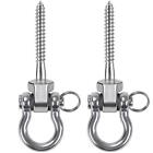 BeneLabel Heavy Duty Swing Hangers - Set of 2 Stainless Steel Screw Brackets ...