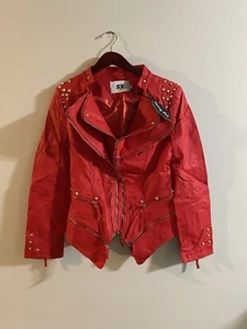 Chaqueta gótica steampunk Honey Pot para mujer imitación cuero talla XS NUEVA CON ETIQUETAS - Imagen 1 de 11