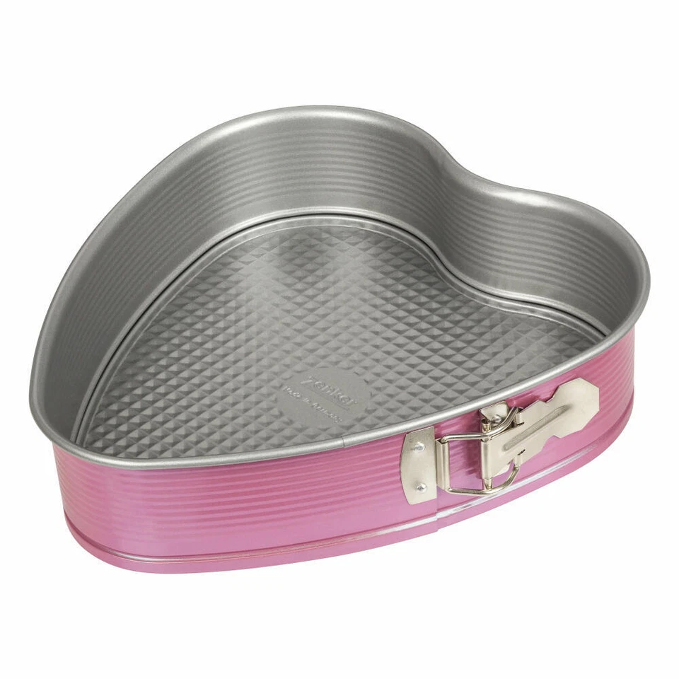 Zenker Creative Studio Herzspringform Herz Springform Backform Grau Rose L 27 cm - Bild 1 von 1