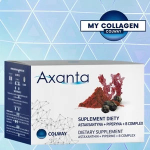 Axanta 60 Kapseln COLWAY - Astaxanthin Piperin Vitamine B Antioxidantien - Bild 1 von 2