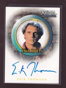 Xen Beauty & Brawn 20002 Autograph Card A29 Erik Thomson as Hades - Picture 1 of 2