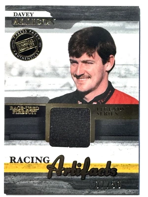 HOF'er DAVEY ALLISON 2006 Legends RACING ARTIFACTS RACE USED FIRESUIT #/50 Card - Image 1 of 3