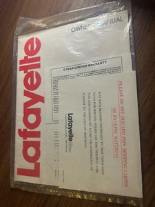 Tocadiscos Lafayette T-5000 Manual y Papeles Nunca Abiertos Ultra Retro De Colección Genial - Imagen 1 de 3