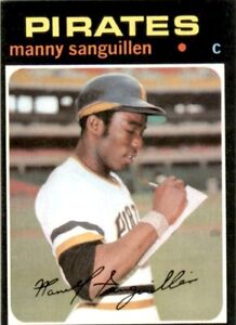 1971 Topps #480 Manny Sanguillen Pittsburgh Pirates EX-MT