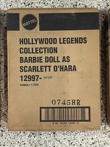 1994 SEALED IN SHIPPING BOX Scarlett Ohara Barbie Gone with The Wind BBQ dresses - Picture 1 of 12