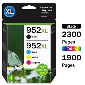 GATAPO® 952XL 952 XL Ink Cartridges For HP OfficeJet Pro8710 7740 8720 8715 8703 - Picture 1 of 10