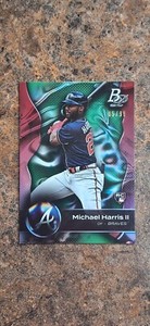 2023 Bowman Platinum Michael Harris II #92 Green RC 05/99 Braves...