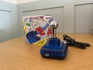 🕹️ BOXED 🕹️ Competition Pro Joystick 🕹️ STAR Blue Silver🕹️ - Afbeelding 1 van 6