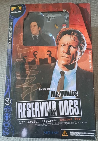 Reservoir Dogs Mr White 12" Figure - PALISADES - Quentin Tarantino - New Cover