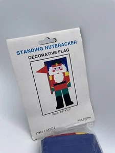 Christmas Holidays Nutcracker Garden Yard Flag 28’’x50’’ VINTAGE SEALED Banner - Picture 1 of 2