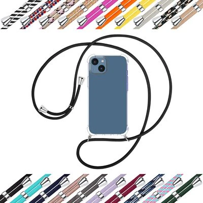 Collana (A) per Apple iPhone 15 Cover protettiva Custodia con cordino - Immagine 1 di 4