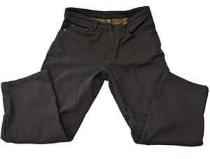 CAT Caterpillar Black Canvas Work Pants Men’s 36x29 Fleece Lined Insulated - Picture 1 of 9