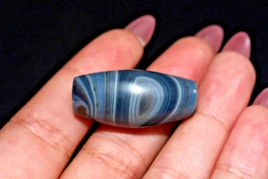 Original Tibetan Chung Dzi Agate Bead Tibetan Chung Utmost Pure Himalaya Pendant - Picture 1 of 5