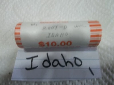 2007 Idaho D State quarter roll mint roll - Image 1 of 3