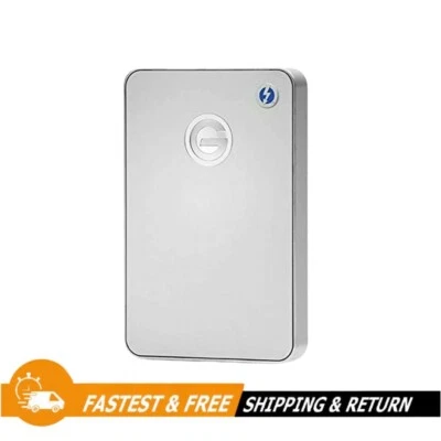 Hitachi G-Drive Mobile 1TB 5400rpm USB 3.0 Portable External HD 0G02430, Silver - Image 1 of 4
