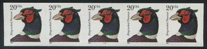 U.S. Scott 3055 - 20c Pheasant Self Adhesive - PS5 - Plate No. 1111 - MNH - Picture 1 of 1