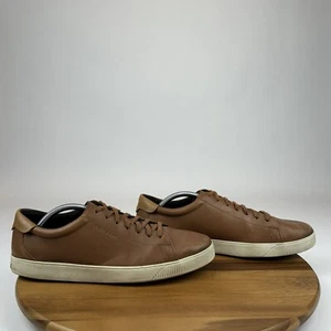 Mens Cole Haan Nantucket 2.0 Brown Leather Casual Comfort Sneakers Shoes Size 11 - Picture 1 of 8