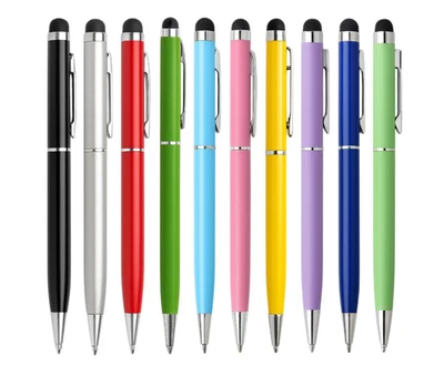 10x Eingabestift Kugelschreiber Touchpen Stylus Handy Tablet Smartphone Pen Set - Bild 1 von 4