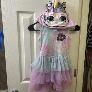 LOL Surprise Girls Dress pretend play Costume Tutu Size 6/6x Hoodie - Picture 1 of 5
