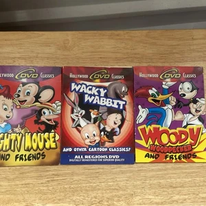 Woody Mighty Mouse Bugs Bunny And Friends (DVD) Animated Hollywood Classics - Picture 1 of 6