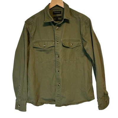Men’s Banana Republic Size S Olive Heavyweight Utility Shirt Workwear Casual - Image 1 of 4