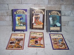 Lot of 6 GIFTS IN A JAR Spiral Recipe Cookbooks-Make Your Own Homemade Gifts - Picture 1 of 5
